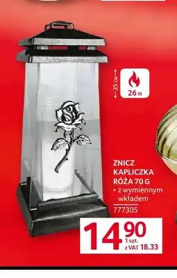 Selgros Znicz kapliczka Róża oferta