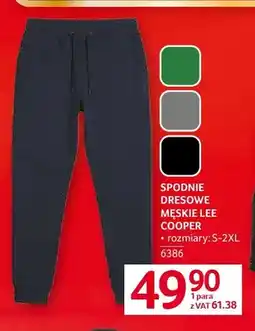 Selgros Spodnie dresowe męskie Lee Cooper oferta