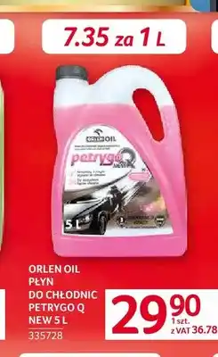Selgros Płyn do chłodnic Petrygo Q New Orlen Oil oferta