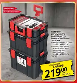 Selgros Zestaw skrzyń narzędziowych na kołach Modular Solution Kistenberg oferta