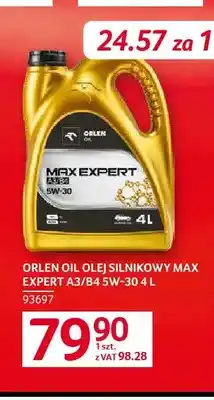 Selgros Olej silnikowy Max Expert A3/B4 5W-30 Orlen Oil oferta