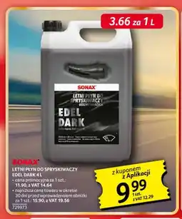 Selgros Letni płyn do spryskiwaczy Edel Dark Sonax oferta