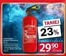 Selgros Gaśnica 1 kg ABC/M GP-1X Ogniochron oferta