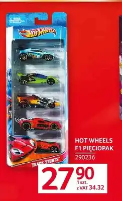 Selgros Samochodziki F1 Hot Wheels 5-pak oferta
