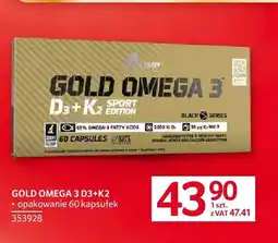 Selgros Gold Omega 3 D3+K2 Olimp oferta
