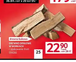 Selgros Drewno opałowe bukowe w workach oferta