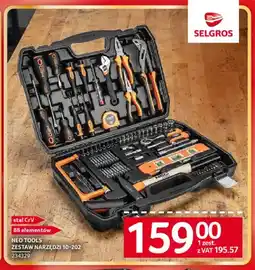 Selgros Zestaw narzędzi 10-202 Neo Tools oferta