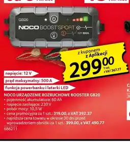 Selgros Urządzenie rozruchowe Booster GB20 Noco oferta