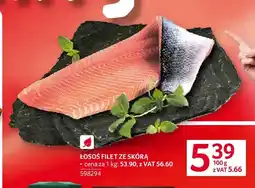 Selgros Łosoś filet ze skórą oferta
