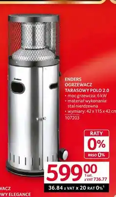 Selgros Ogrzewacz tarasowy Polo 2,0 Enders oferta