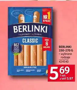 Selgros Parówki Berlinki oferta