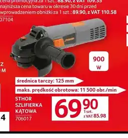 Selgros Szlifierka kątowa Sthor oferta