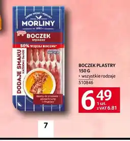 Selgros Boczek w plastrach Morliny oferta