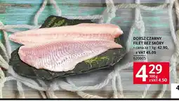 Selgros Dorsz czarny filet bez skóry oferta