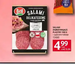 Selgros Salami dojrzewające w plastrach Bell oferta