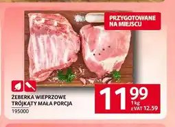 Selgros Żeberka wieprzowe trójkąty mała porcja oferta