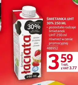 Selgros Śmietanka UHT Łaciata 30% oferta