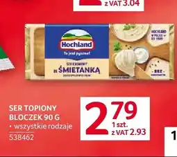 Selgros Ser topiony bloczek Hochland oferta