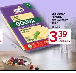 Selgros Ser gouda w plastrach bez laktozy Mlekpol oferta