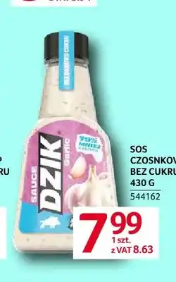Selgros Sos czosnkowy bez cukru Dzik oferta