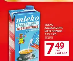 Selgros Mleko zagęszczone niesłodzone Gostyńskie 7,5% oferta
