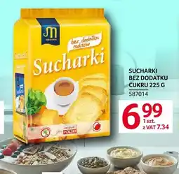 Selgros Sucharki bez dodatku cukru Mamut oferta