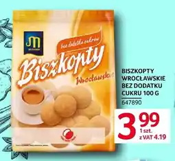 Selgros Biszkopty Wrocławskie bez dodatku cukru Mamut oferta