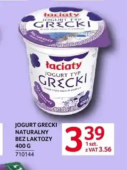 Selgros Jogurt grecki naturalny bez laktozy Łaciaty oferta