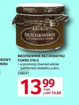 Selgros Brzoskwinie bez dodatku cukru Krokus oferta