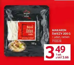 Selgros Makaron świeży udon House of Asia oferta