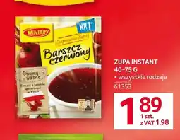 Selgros Zupa instant Winiary oferta