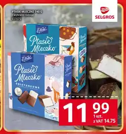 Selgros Ptasie Mleczko E.Wedel oferta