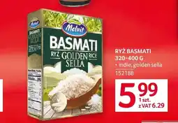 Selgros Ryż basmati Indie Melvit oferta