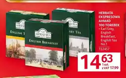 Selgros Herbata ekspresowa Ahmad Tea Earl Grey oferta