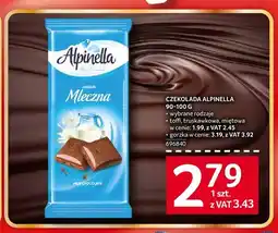 Selgros Czekolada Alpinella mleczna oferta