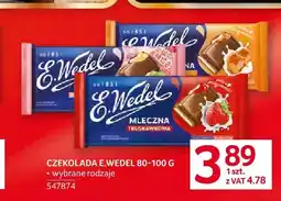 Selgros Czekolada E.Wedel oferta
