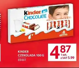 Selgros Czekolada Kinder oferta