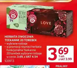 Selgros Herbata funkcjonalna Teekanne oferta