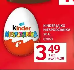 Selgros Jajko niespodzianka Kinder oferta