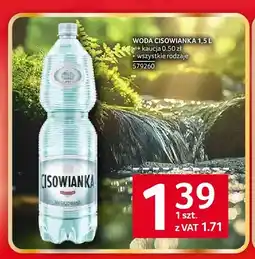 Selgros Woda Cisowianka oferta