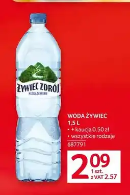Selgros Woda Żywiec Zdrój oferta