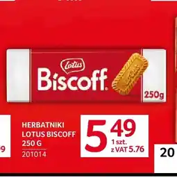 Selgros Herbatniki Lotus Biscoff oferta