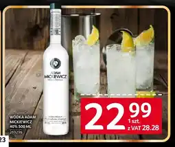 Selgros Wódka Adam Mickiewicz 40% oferta