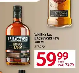 Selgros Whisky J.A. Baczewski oferta