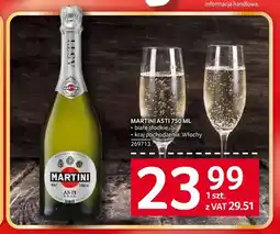 Selgros Wino musujące Martini Asti oferta