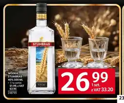 Selgros Wódka Stumbras 40% oferta