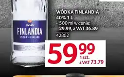 Selgros Wódka Finlandia 40% oferta