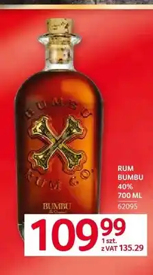 Selgros Rum Bumbu 40% oferta