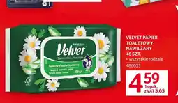 Selgros Papier toaletowy nawilżany Velvet oferta