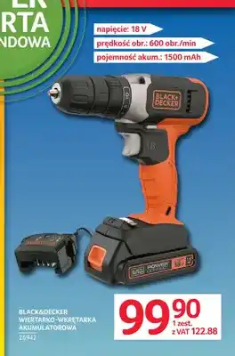 Wiertarko-wkrętarka akumulatorowa Black & Decker
